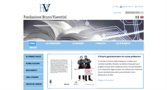 Desktop Screenshot of fondazionebrunovisentini.eu